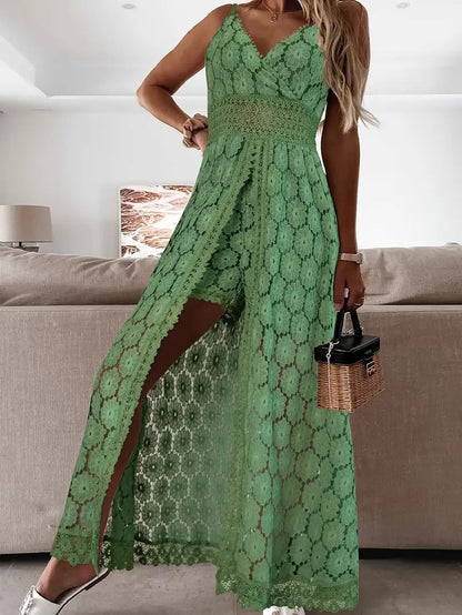 Nerina – Elegancki kombinezon z koronką